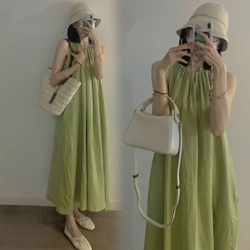 New Plus Size Sleeveless Vest Skirt